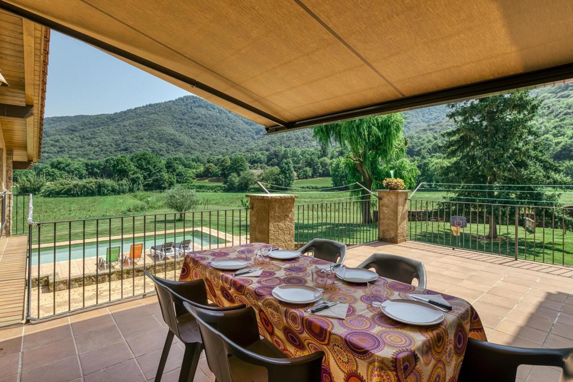 Casa Rural Mas Plantalech La Vall de Bianya Extérieur photo